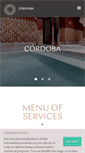 Mobile Screenshot of cordoba.hammamalandalus.com